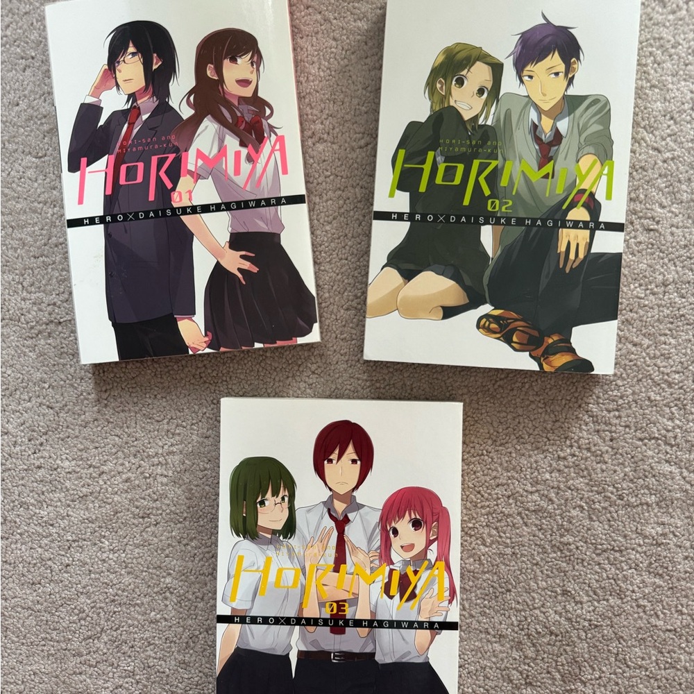 HORIMIYA VOLUMES 1-3